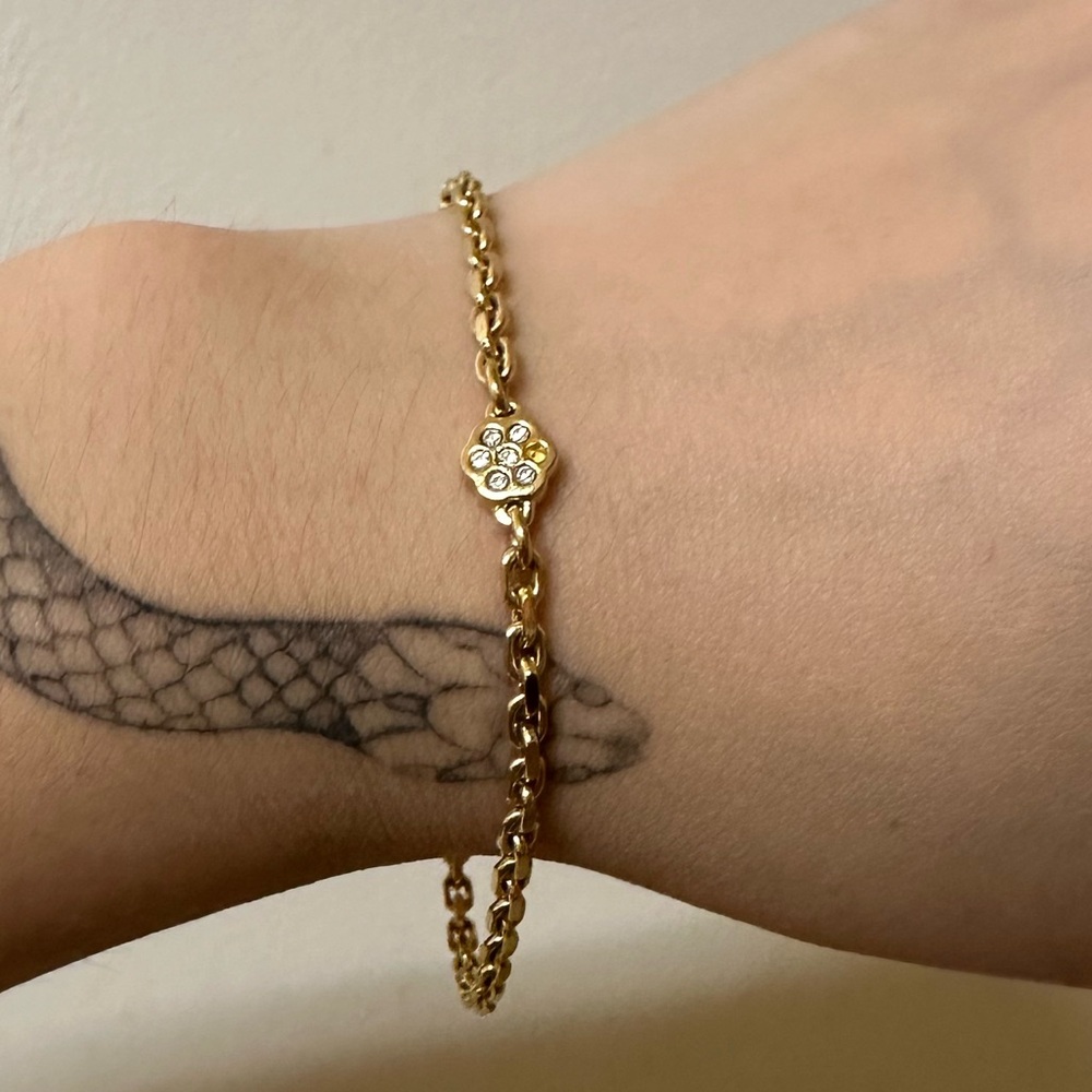Christian Dior bracelet w/ stones